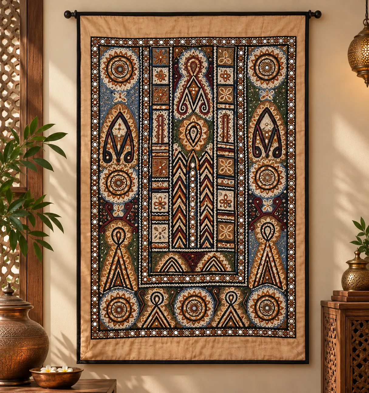 Rabari Embroidered Panel