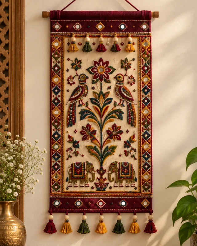Embroidery Halepotra Kharek – 10 × 16 in