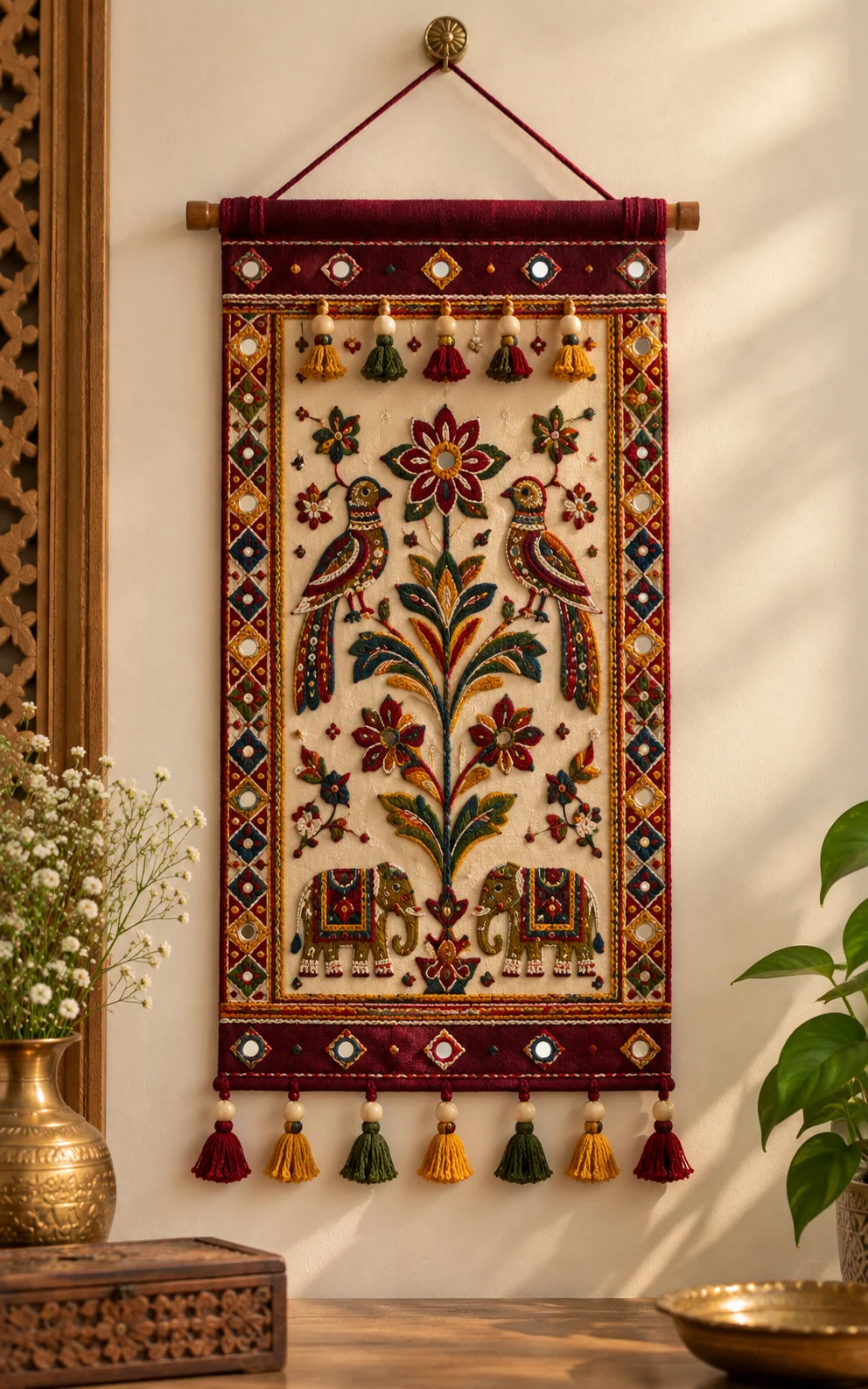 Embroidery Halepotra Kharek – 10 × 16 in